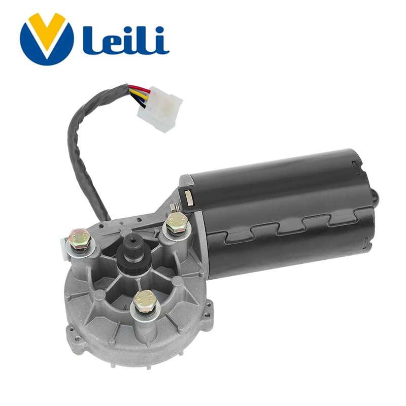 Universal glass window 12V 24V Dc gear wiper motor specifications for bus excavator